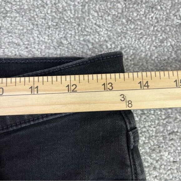J. Crew Factory Jeans Women's 27 Black Skinny High Denim Preppy - Picture 8 of 12